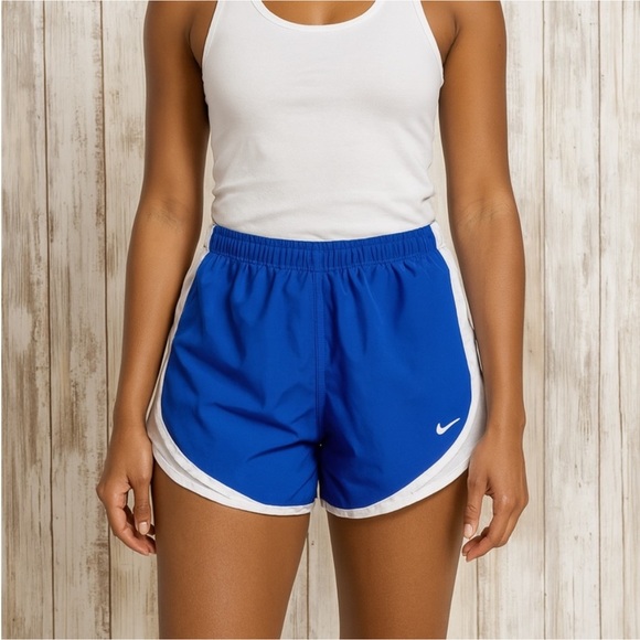 Nike Pants - Nike Blue & White Tempo Shorts